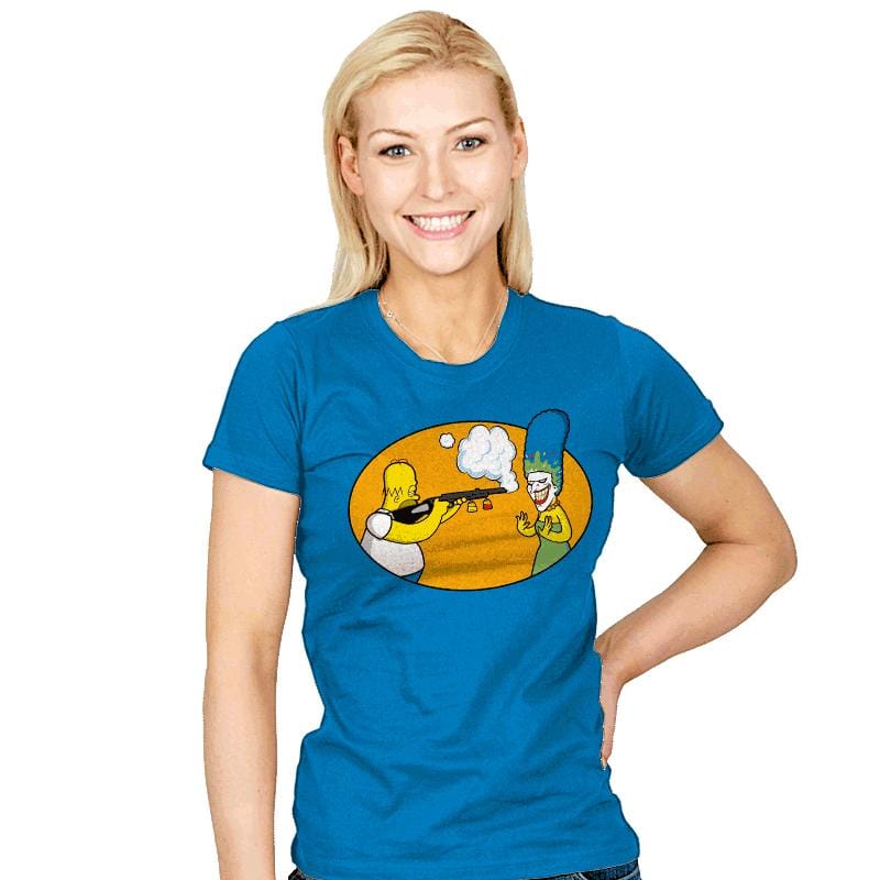 Makeup Gun - Womens T-Shirts RIPT Apparel