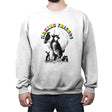 Making Friends  - Crew Neck Sweatshirt Crew Neck Sweatshirt RIPT Apparel Small / White