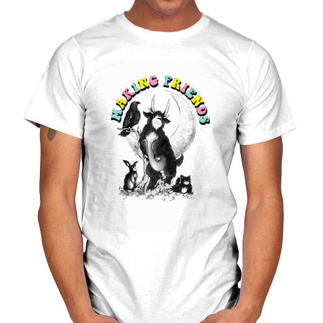 Making Friends  - Mens T-Shirts RIPT Apparel Small / White
