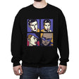 Male Models - Crew Neck Sweatshirt Crew Neck Sweatshirt RIPT Apparel Small / Black