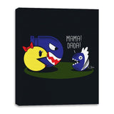 Mama Pac, Dada Bill - Canvas Wraps Canvas Wraps RIPT Apparel 16x20 / Black