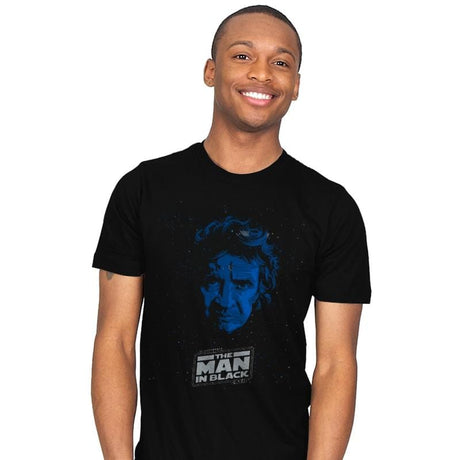 MAN IN BLACK - Mens T-Shirts RIPT Apparel Small / Black