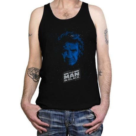 MAN IN BLACK - Tanktop Tanktop RIPT Apparel X-Small / Black