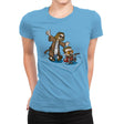 Man in the Alps - Womens Premium T-Shirts RIPT Apparel Small / Turquoise