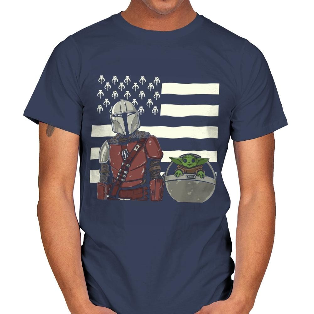 Mandalonia - Mens T-Shirts RIPT Apparel Small / Navy