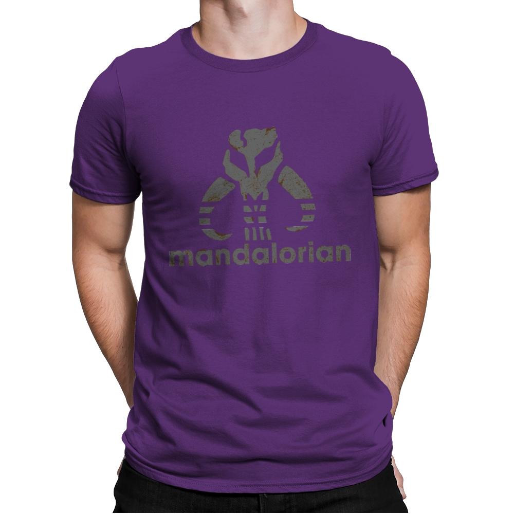 Mandalore Athletics - Mens Premium T-Shirts RIPT Apparel Small / Purple Rush