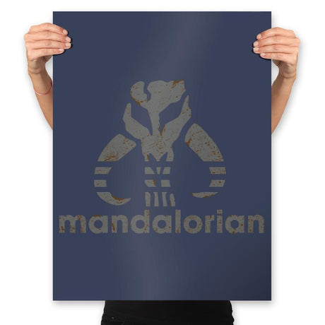 Mandalore Athletics - Prints Posters RIPT Apparel 18x24 / Navy
