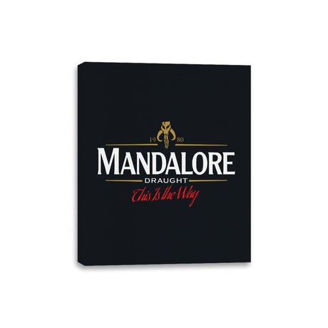Mandalore Draught - Canvas Wraps Canvas Wraps RIPT Apparel 8x10 / Black