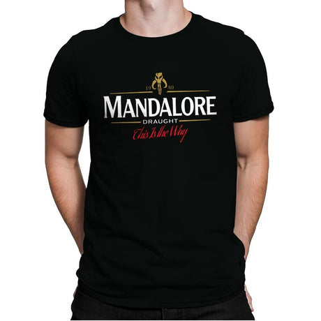 Mandalore Draught - Mens Premium T-Shirts RIPT Apparel Small / Black