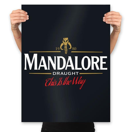 Mandalore Draught - Prints Posters RIPT Apparel 18x24 / Black