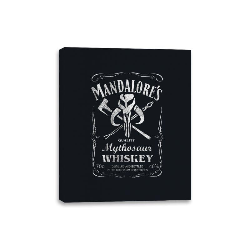 Mandalore's Whiskey - Canvas Wraps Canvas Wraps RIPT Apparel 8x10 / Black