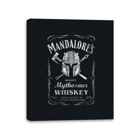 Mandalore's Whiskey II - Canvas Wraps Canvas Wraps RIPT Apparel 11x14 / Black