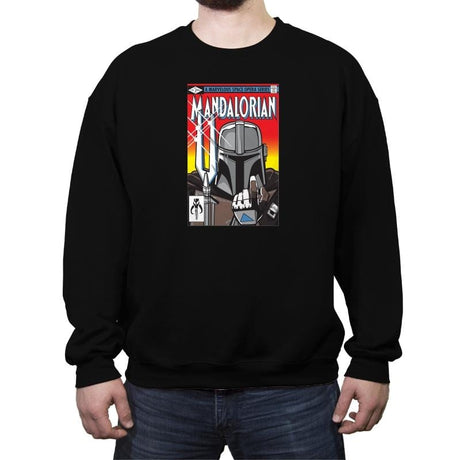 Mandalorian - Crew Neck Sweatshirt Crew Neck Sweatshirt RIPT Apparel Small / Black