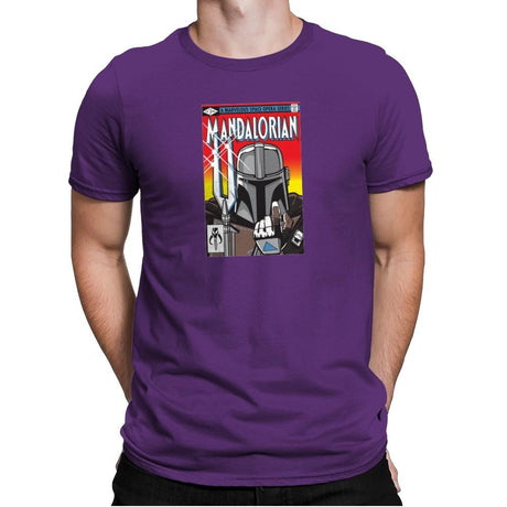 Mandalorian - Mens Premium T-Shirts RIPT Apparel Small / Purple Rush