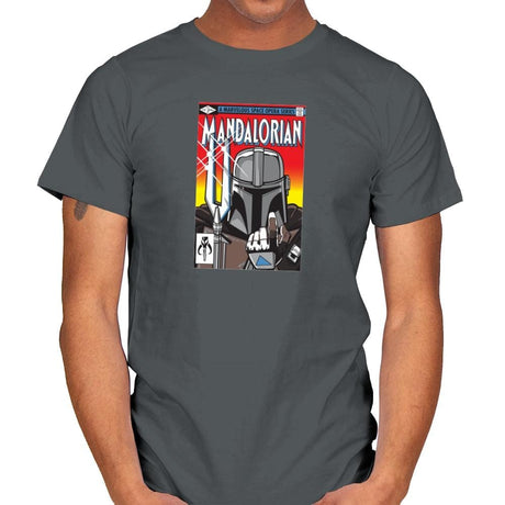 Mandalorian - Mens T-Shirts RIPT Apparel Small / Charcoal