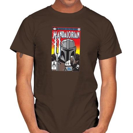 Mandalorian - Mens T-Shirts RIPT Apparel Small / Dark Chocolate