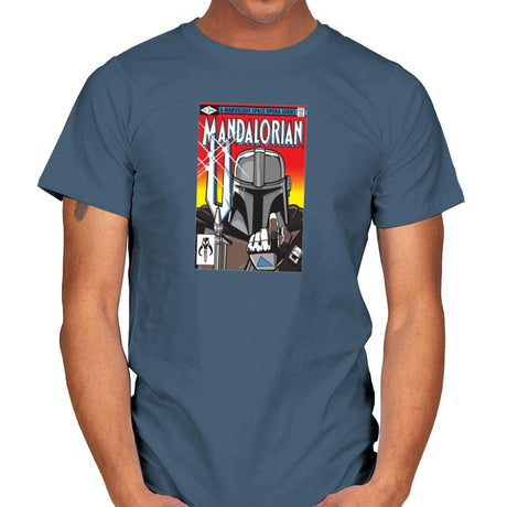 Mandalorian - Mens T-Shirts RIPT Apparel Small / Indigo Blue