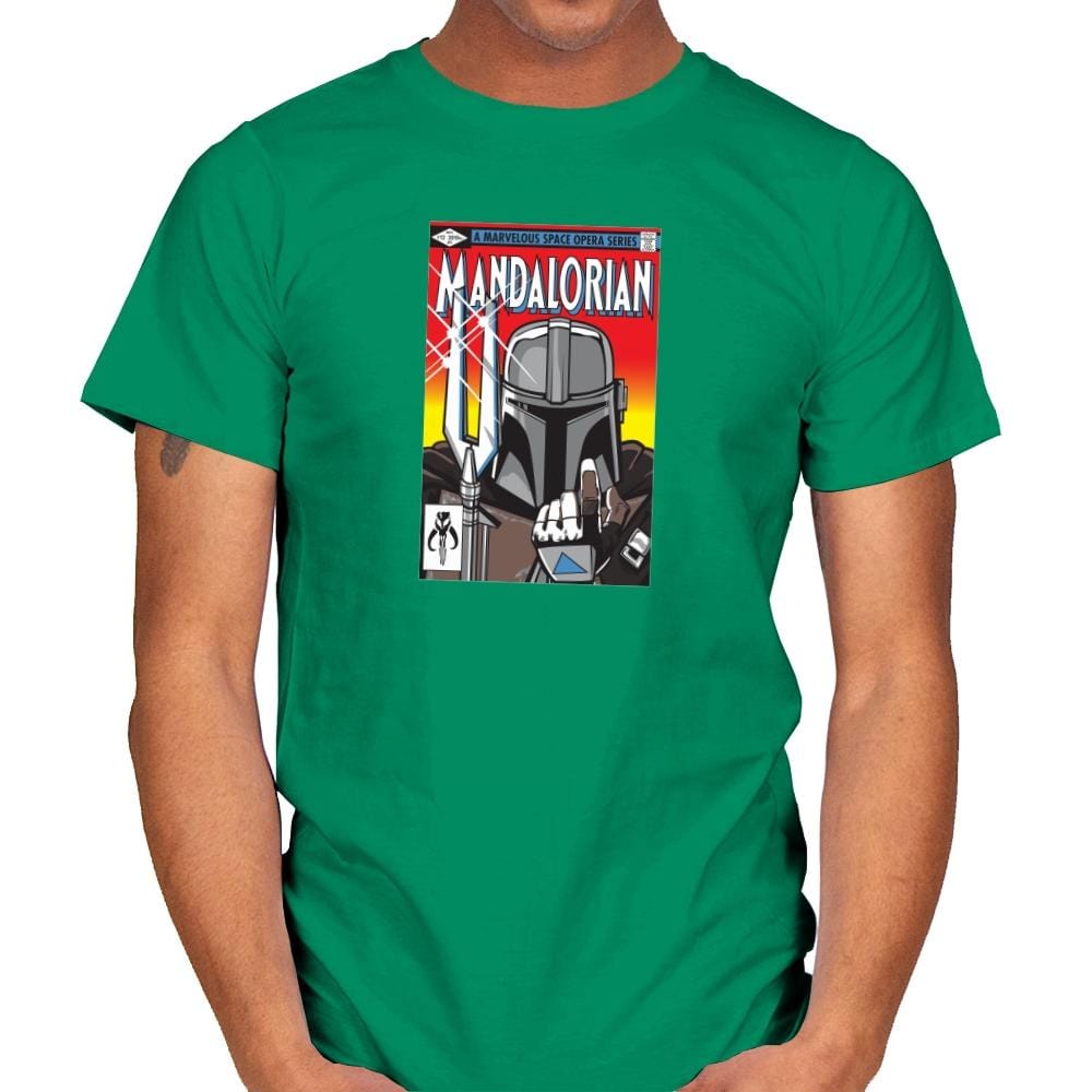 Mandalorian - Mens T-Shirts RIPT Apparel Small / Kelly Green