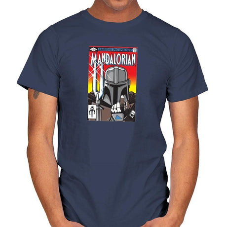 Mandalorian - Mens T-Shirts RIPT Apparel Small / Navy