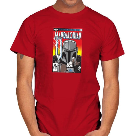 Mandalorian - Mens T-Shirts RIPT Apparel Small / Red