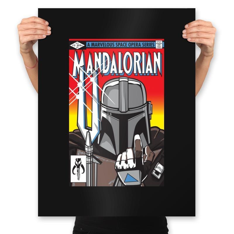Mandalorian - Prints Posters RIPT Apparel 18x24 / Black