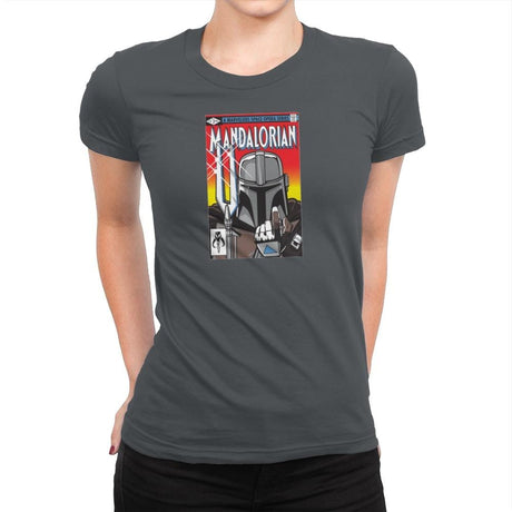 Mandalorian - Womens Premium T-Shirts RIPT Apparel Small / Heavy Metal