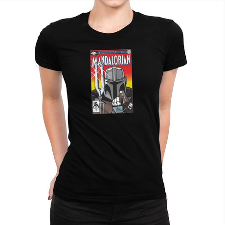 Mandalorian - Womens Premium T-Shirts RIPT Apparel Small / Indigo