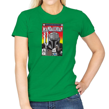 Mandalorian - Womens T-Shirts RIPT Apparel Small / Irish Green
