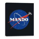Mando - Canvas Wraps Canvas Wraps RIPT Apparel 16x20 / Black