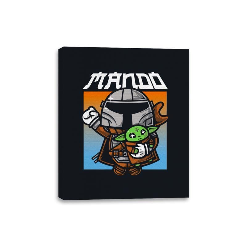 MANDO - Canvas Wraps Canvas Wraps RIPT Apparel 8x10 / Black