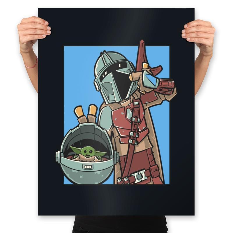 Mando Comic Strip - Prints Posters RIPT Apparel 18x24 / Black