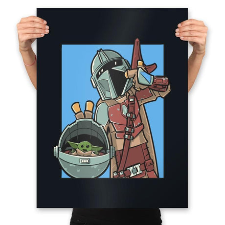 Mando Comic Strip - Prints Posters RIPT Apparel 18x24 / Black