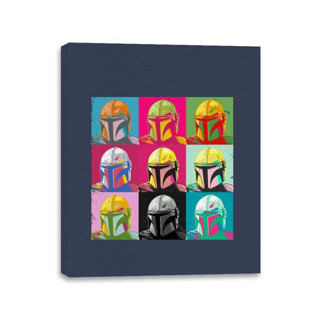Mando Pop - Canvas Wraps Canvas Wraps RIPT Apparel 11x14 / Navy