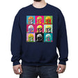 Mando Pop - Crew Neck Sweatshirt Crew Neck Sweatshirt RIPT Apparel Small / Navy