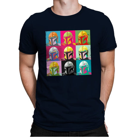 Mando Pop - Mens Premium T-Shirts RIPT Apparel Small / Midnight Navy