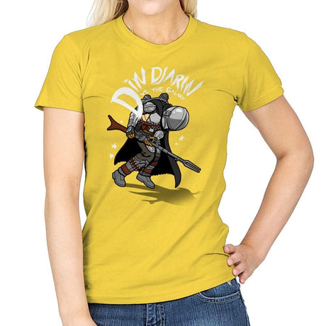 Mando vs. the Galaxy - Womens T-Shirts RIPT Apparel Small / Daisy
