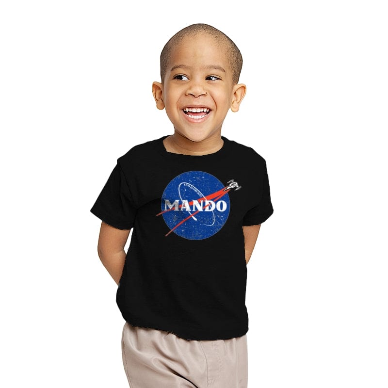 Mando - Youth T-Shirts RIPT Apparel X-small / Black