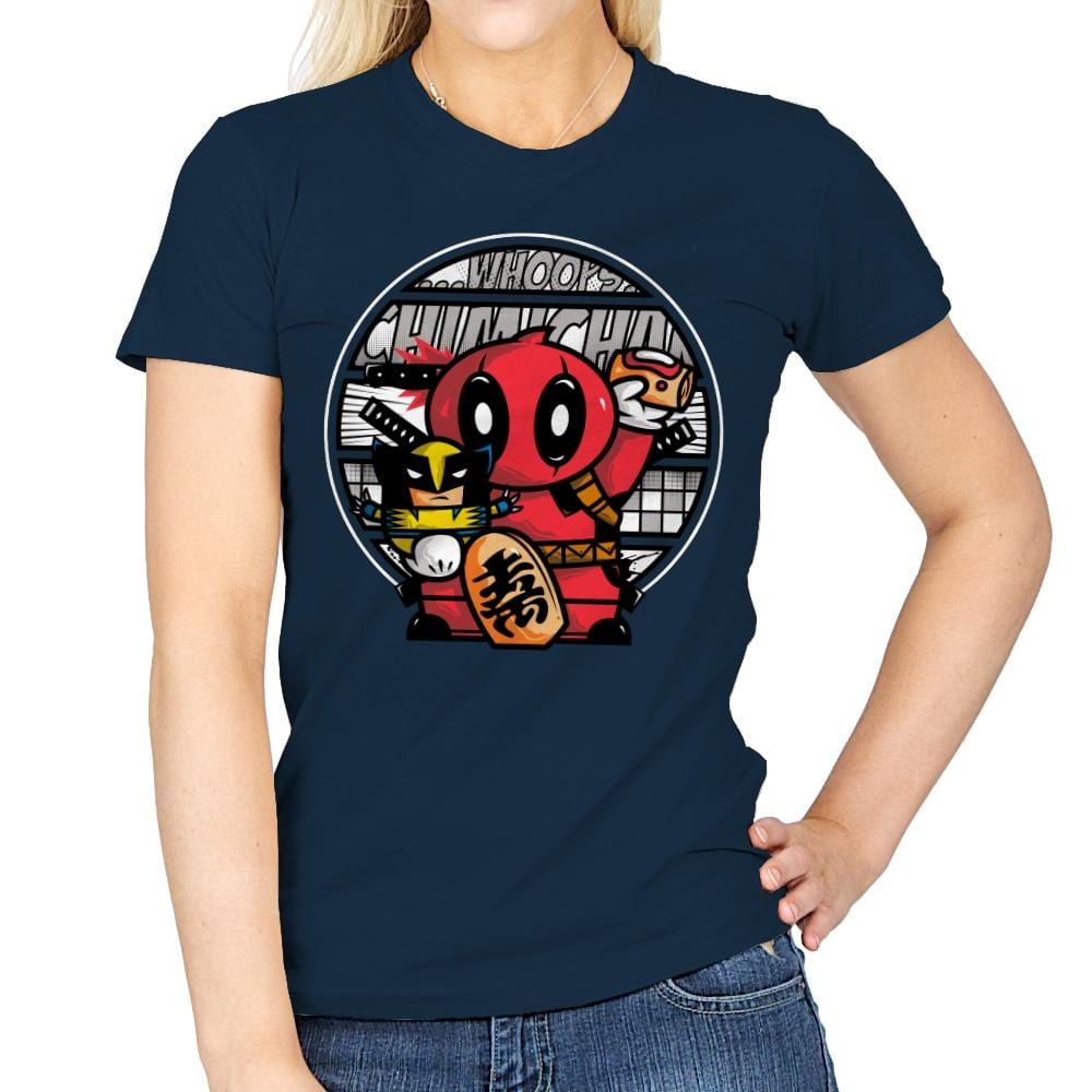 Maneki-Merc - Womens T-Shirts RIPT Apparel Small / Navy