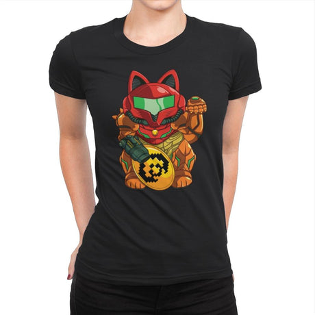 Manekitroid - Womens Premium T-Shirts RIPT Apparel Small / Black