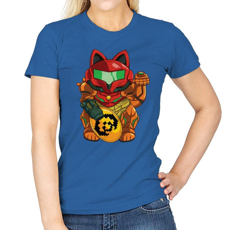 Manekitroid - Womens T-Shirts RIPT Apparel Small / Royal