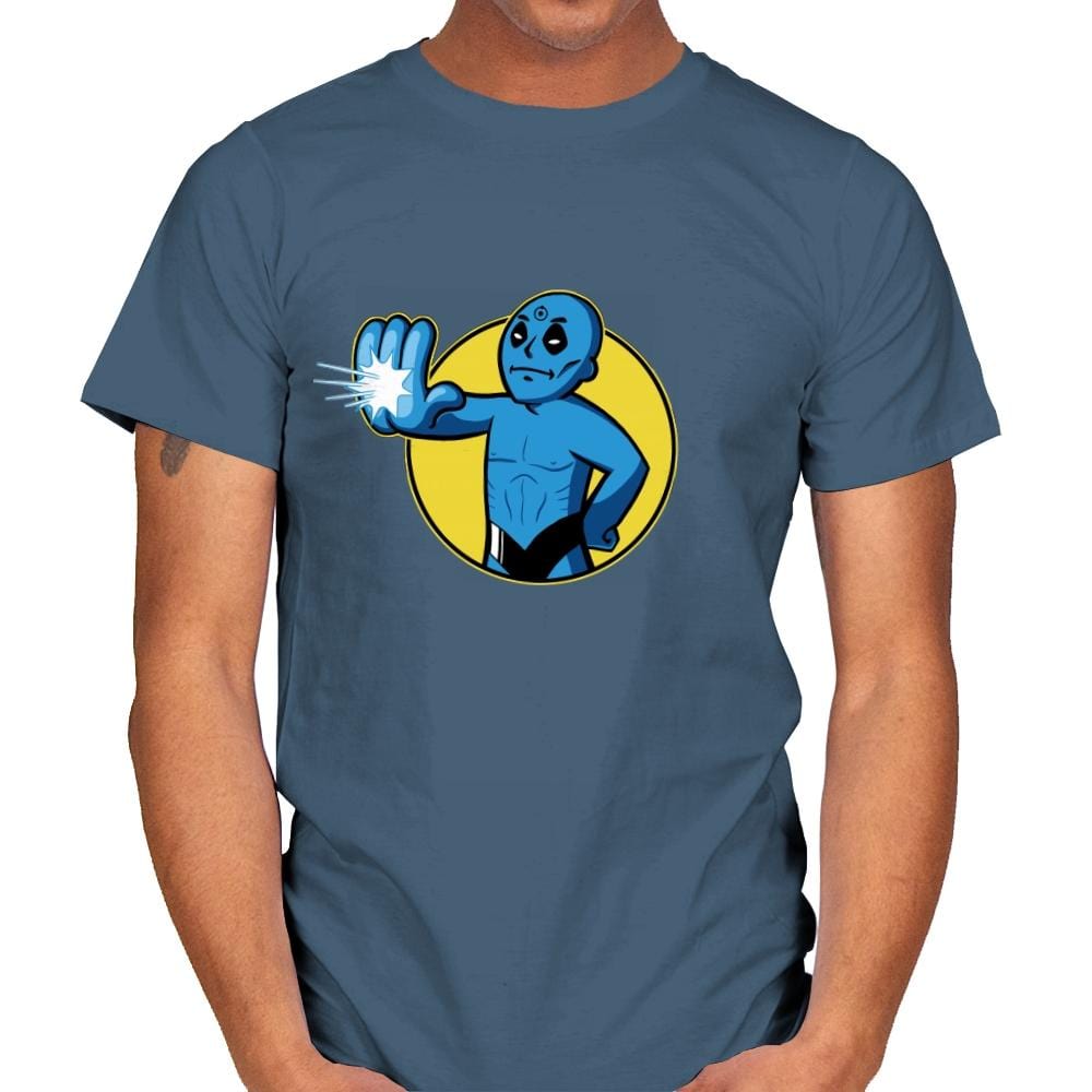 Manhattan Boy - Mens T-Shirts RIPT Apparel Small / Indigo Blue