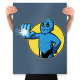 Manhattan Boy - Prints Posters RIPT Apparel 18x24 / Indigo Blue