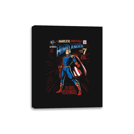 Maniac of Steel - Canvas Wraps Canvas Wraps RIPT Apparel 8x10 / Black