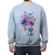Many Bubbles - Crew Neck Sweatshirt Crew Neck Sweatshirt RIPT Apparel