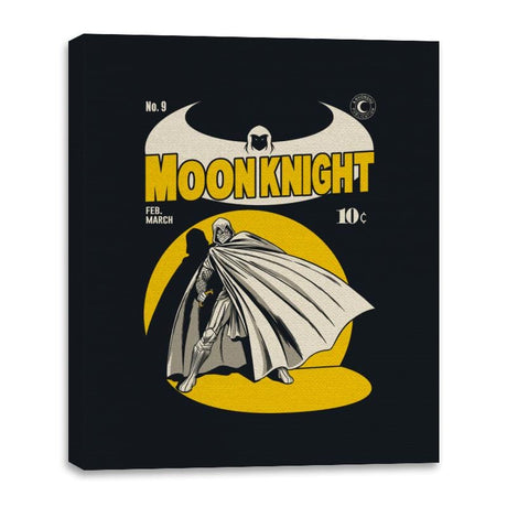 Marc Spector The Moon Knight Comics - Canvas Wraps Canvas Wraps RIPT Apparel 16x20 / Black
