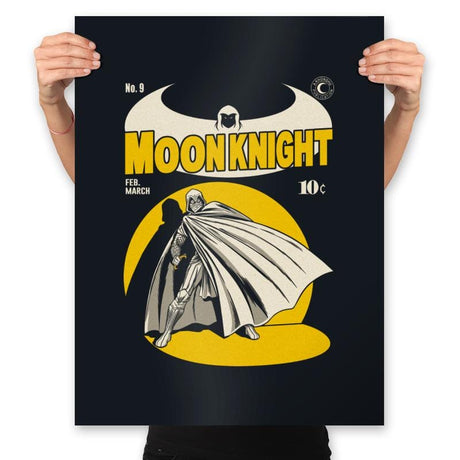 Marc Spector The Moon Knight Comics - Prints Posters RIPT Apparel 18x24 / Black