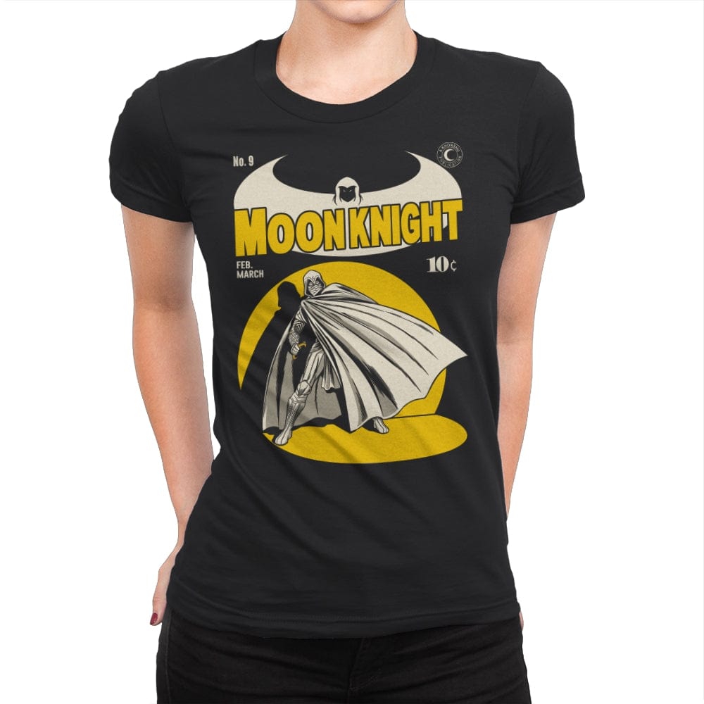 Marc Spector The Moon Knight Comics - Womens Premium T-Shirts RIPT Apparel Small / Black