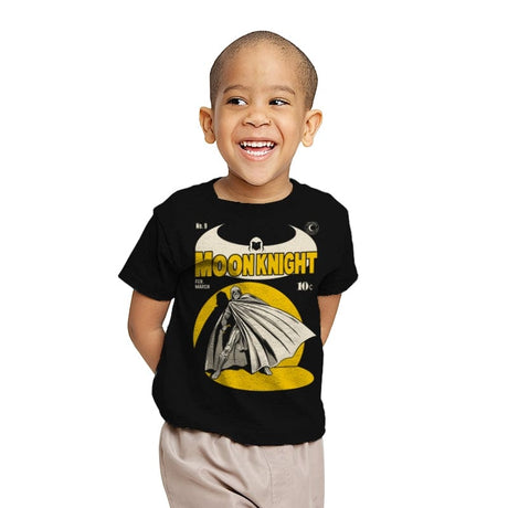 Marc Spector The Moon Knight Comics - Youth T-Shirts RIPT Apparel X-small / Black