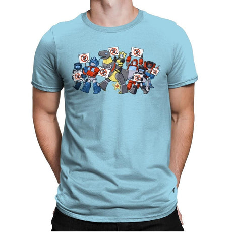 March Against Megs Exclusive - Mens Premium T-Shirts RIPT Apparel Small / Light Blue