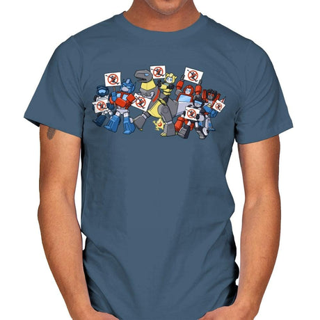 March Against Megs Exclusive - Mens T-Shirts RIPT Apparel Small / Indigo Blue